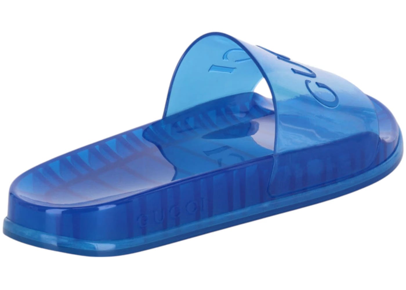 Gucci Slide Transparent Blue