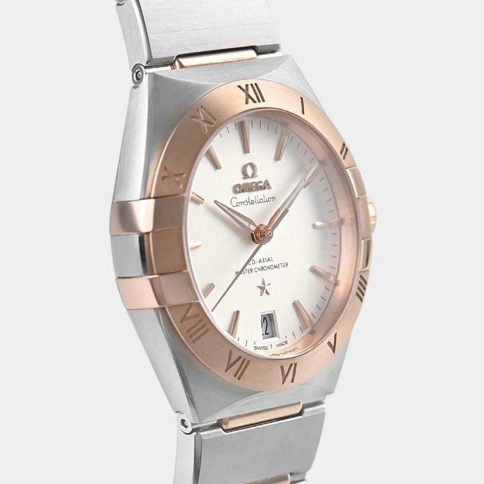 Omega Constellation Steel&Sedna gold / 36 mm / Box&Papers / 131.20.36.20.02.00