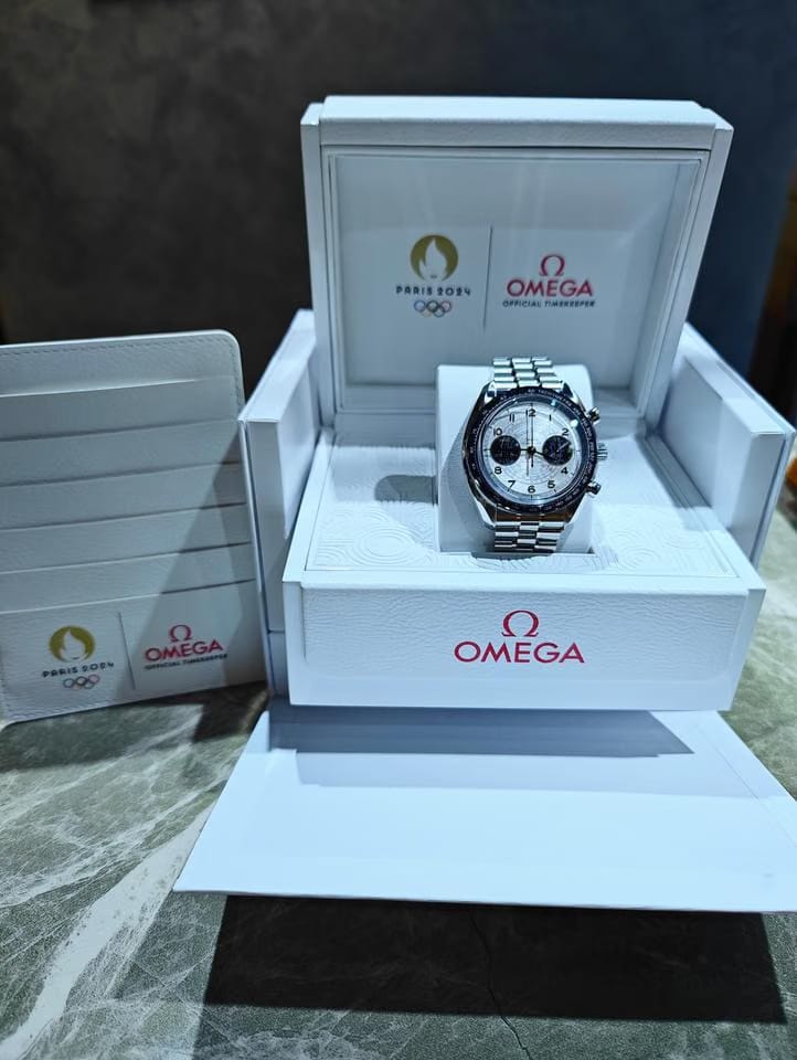 Omega Speedmaster Chronoscopebasel one Speedmaster Chronoscope Paris 2024 5 years international warranty