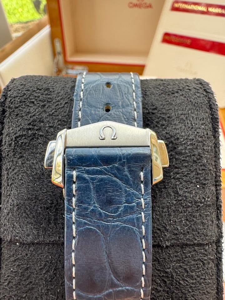 Omega Speedmaster Moonwatch Chronograph Omega Speedmaster Two-Counter Titanium Blue Ceramic
