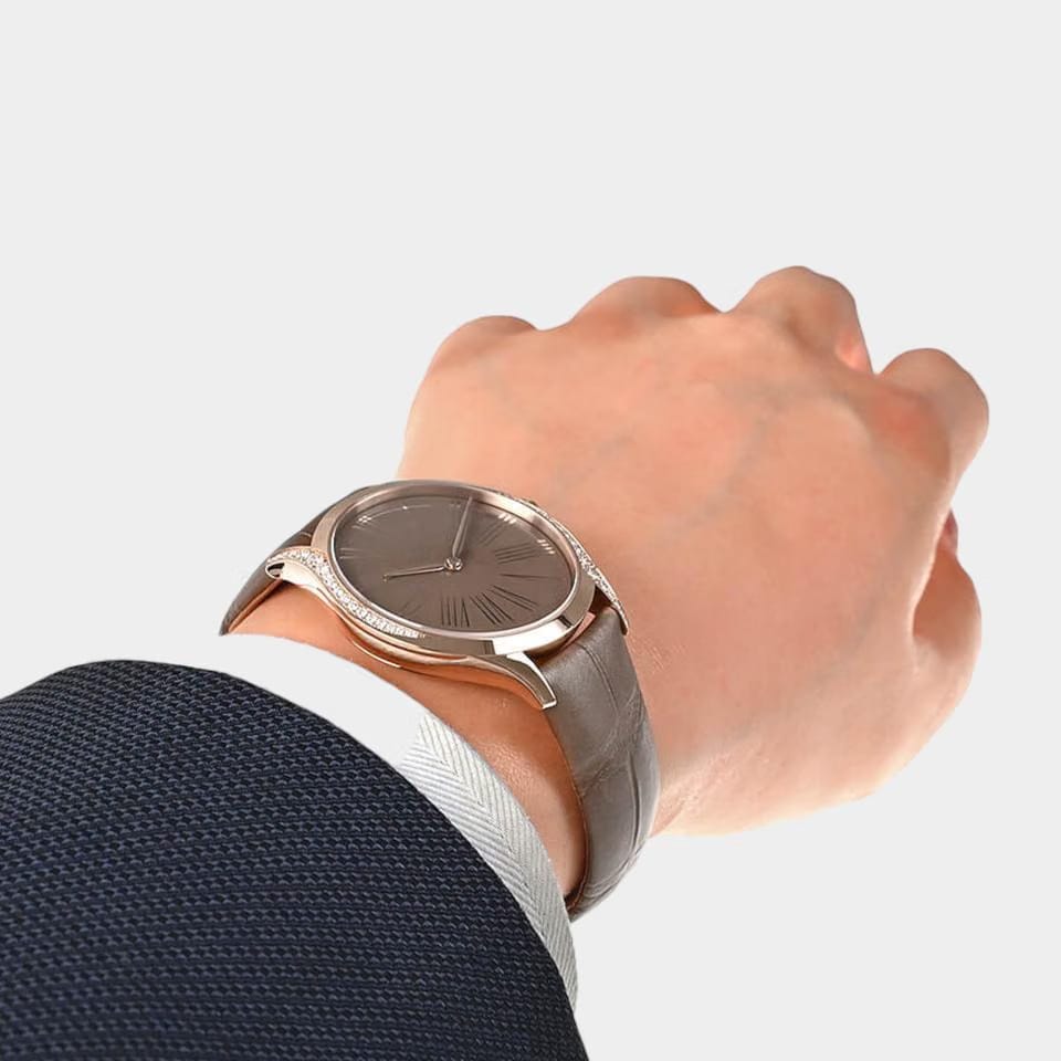 Omega De Ville Trésor Sedna gold / 36 mm / Box&Papers / 428.58.36.60.03.001