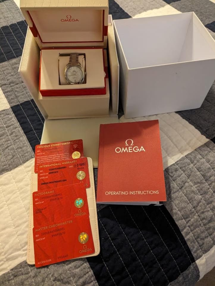 Omega Seamaster Aqua Terra Brand new in box with documents