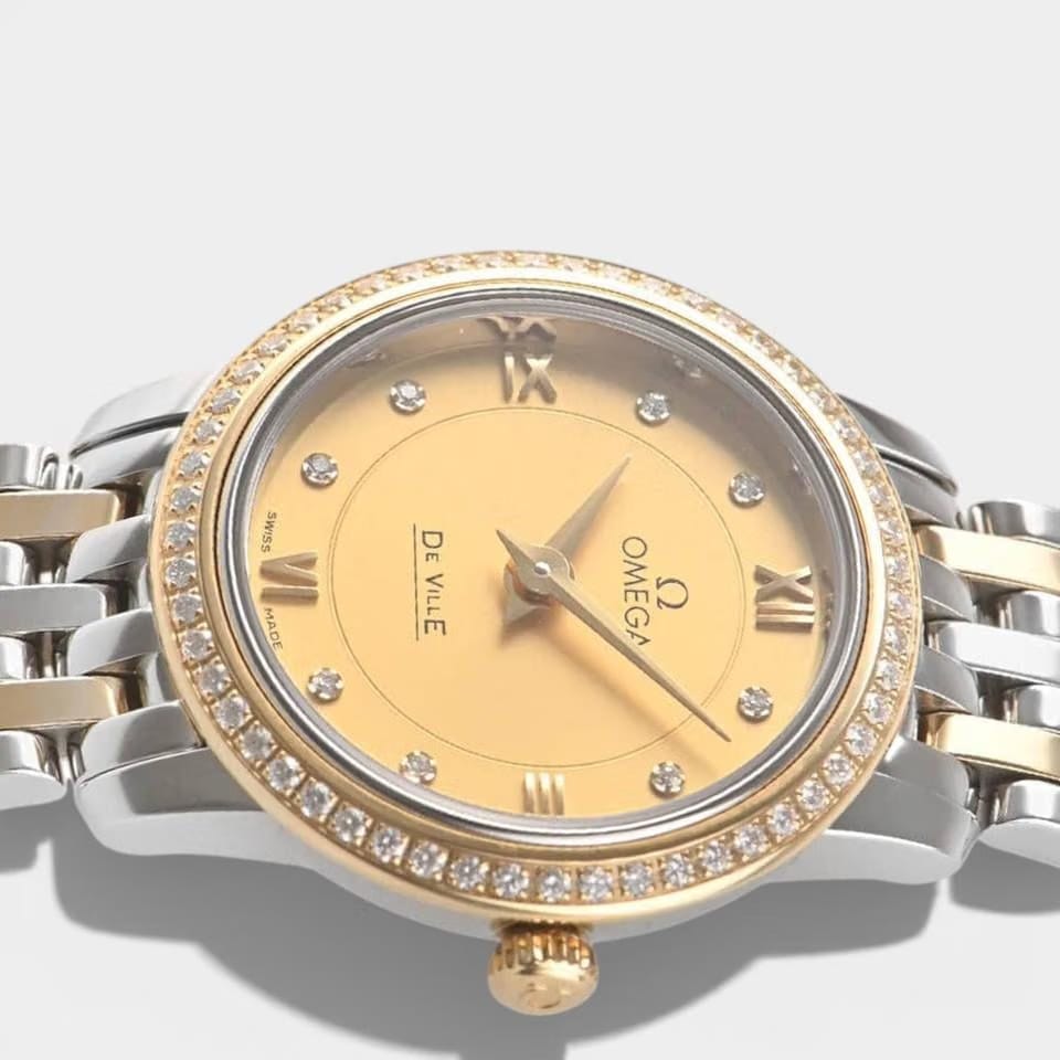 Omega De Ville Prestige Steel&Yellow gold / 24.4 mm / 424.25.24.60.58.001