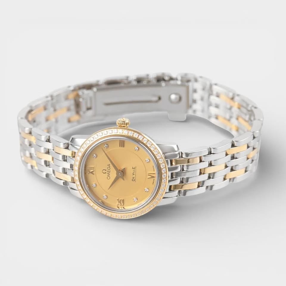 Omega De Ville Prestige Steel&Yellow gold / 24.4 mm / 424.25.24.60.58.001