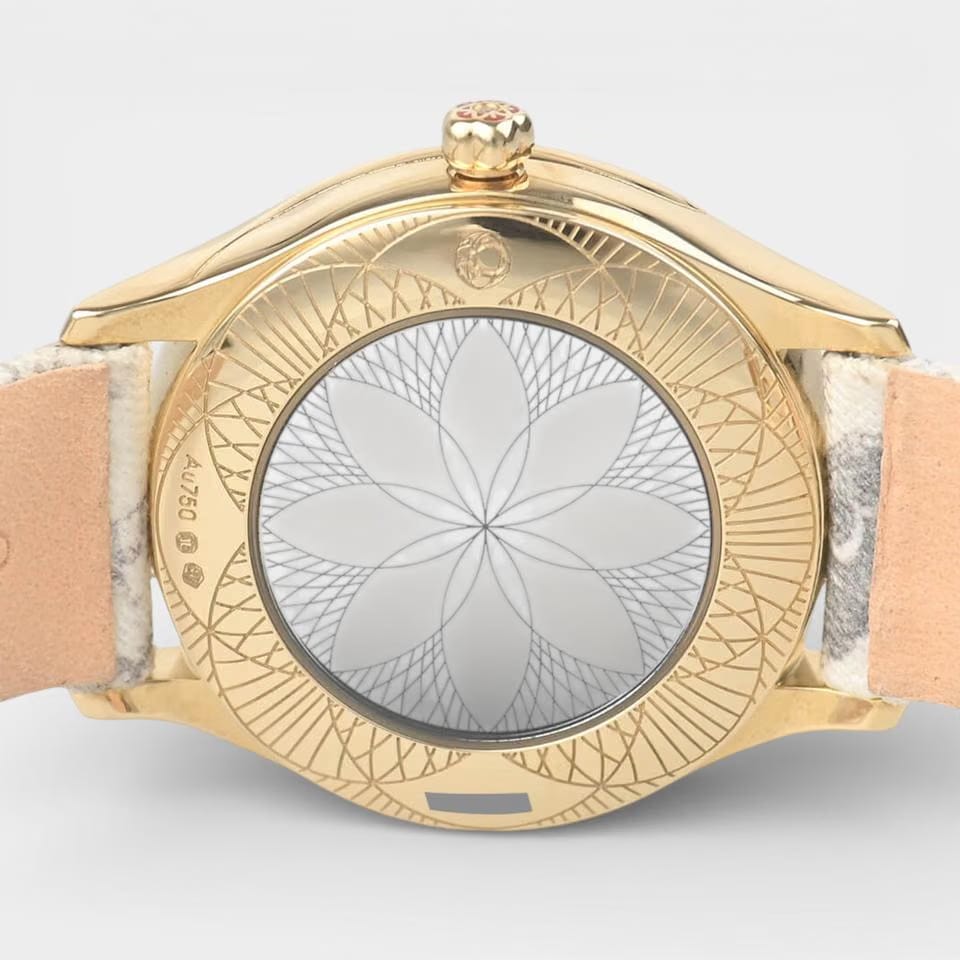 Omega De Ville Yellow gold / 26 mm / Box&Papers / 428.57.26.60.04.002