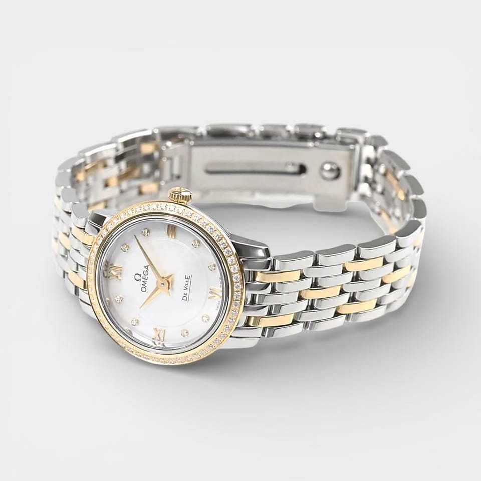 Omega De Ville Prestige Steel&Yellow gold / 24.4 mm / 424.25.24.60.55.001