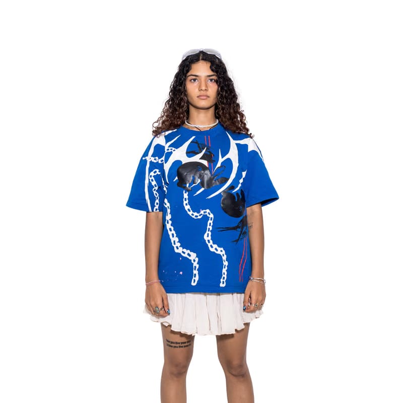 BLUE LIGHTNING TEE
