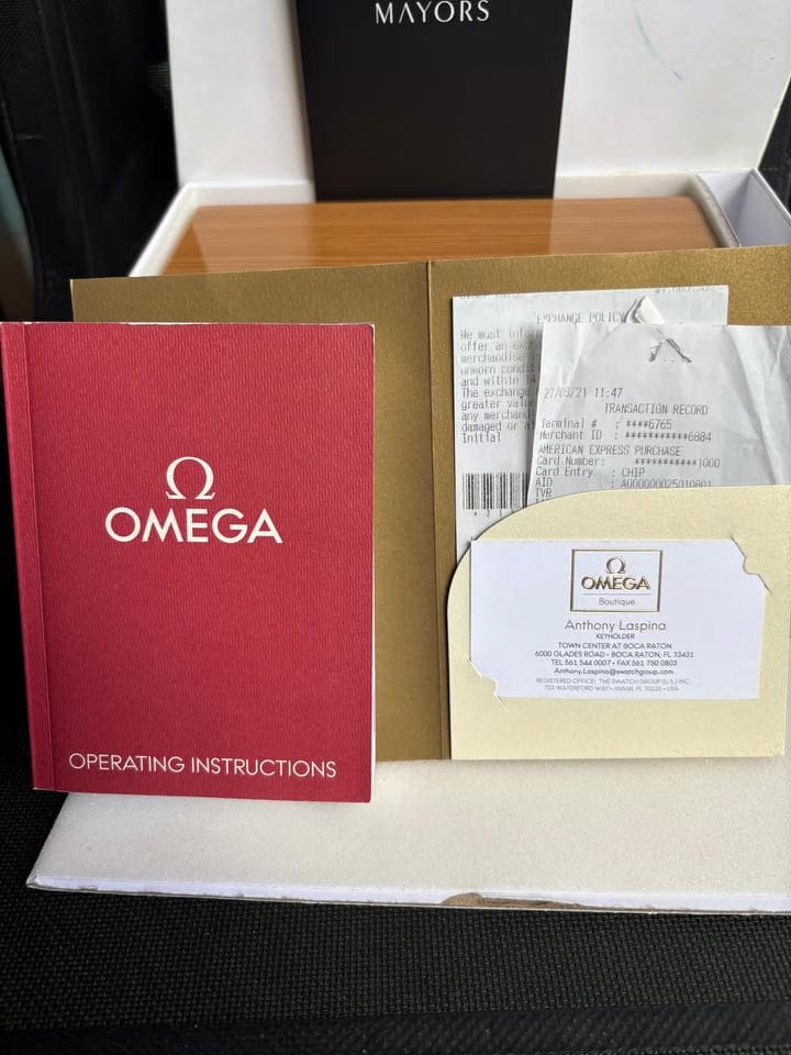 Omega Speedmaster Racing Just Serviced - Omega 2 Year Warranty