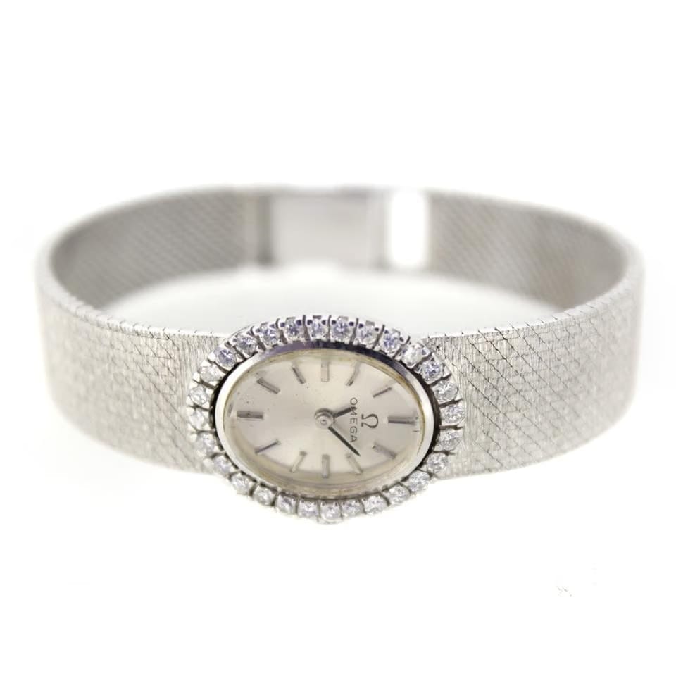 Omega Classic Vintage White Gold 18 karaat Briljant
