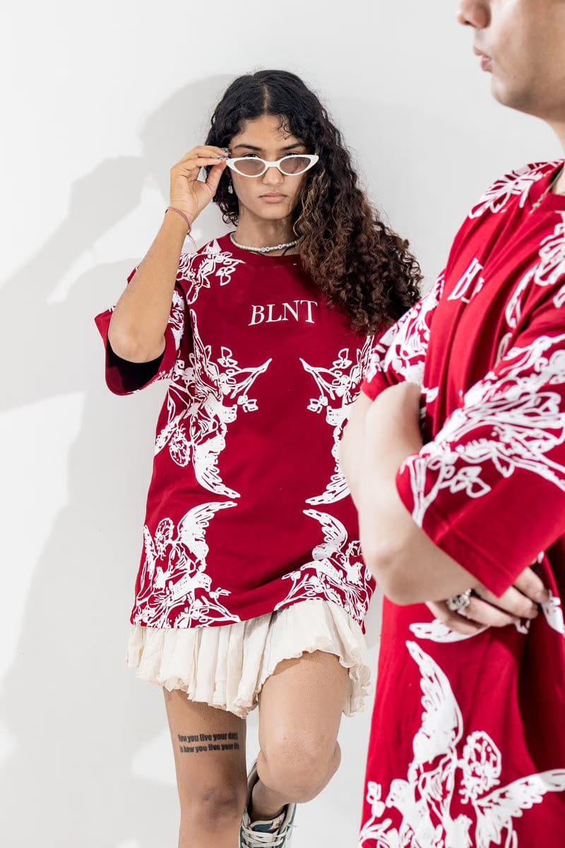 MAROON ANGEL TEE