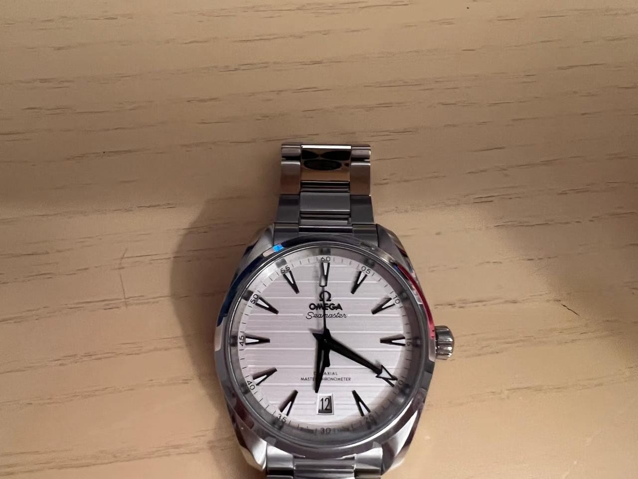 Omega Seamaster Aqua Terraungetragen mit Originalbox und Papieren