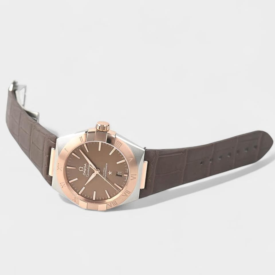 Omega Constellation Steel&Rose gold / 39 mm / Box&Papers / 131.23.39.20.13.001