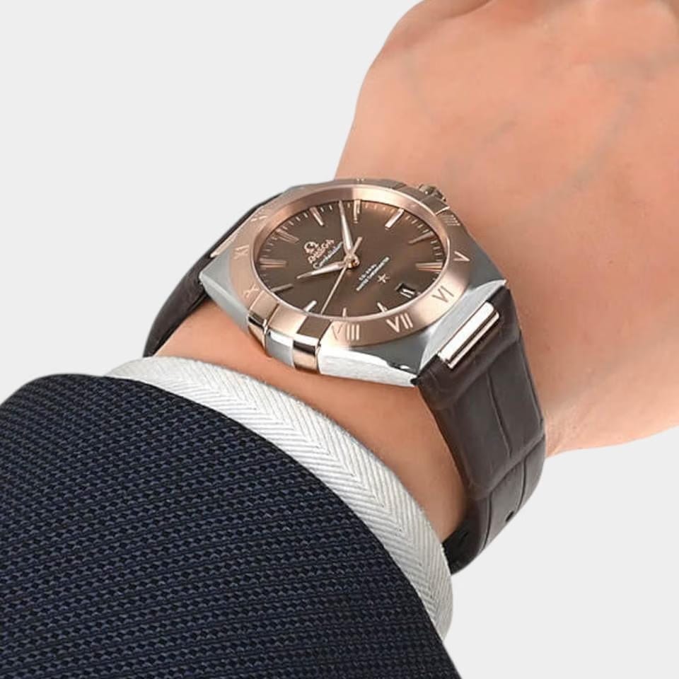 Omega Constellation Steel&Rose gold / 39 mm / Box&Papers / 131.23.39.20.13.001
