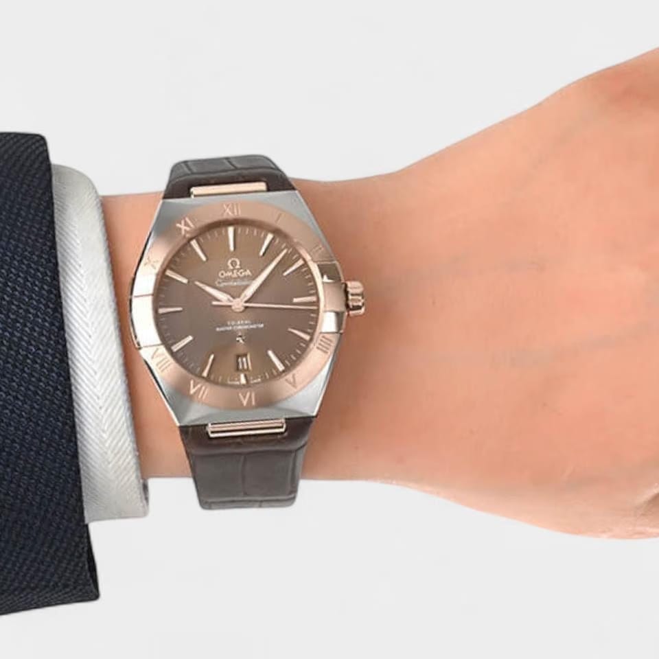 Omega Constellation Steel&Rose gold / 39 mm / Box&Papers / 131.23.39.20.13.001