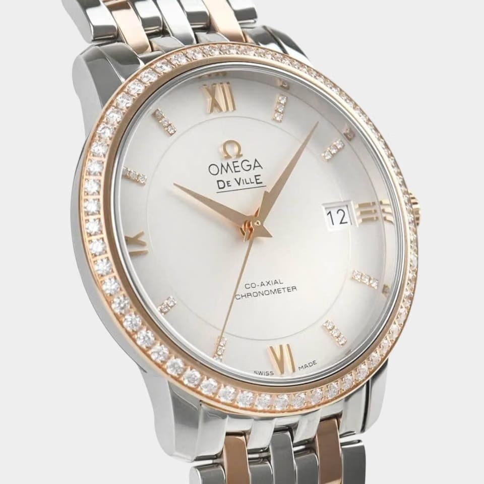 Omega De Ville Prestige Steel&Red gold / 36.8 mm / Box&Papers 424.25.37.20.52.001