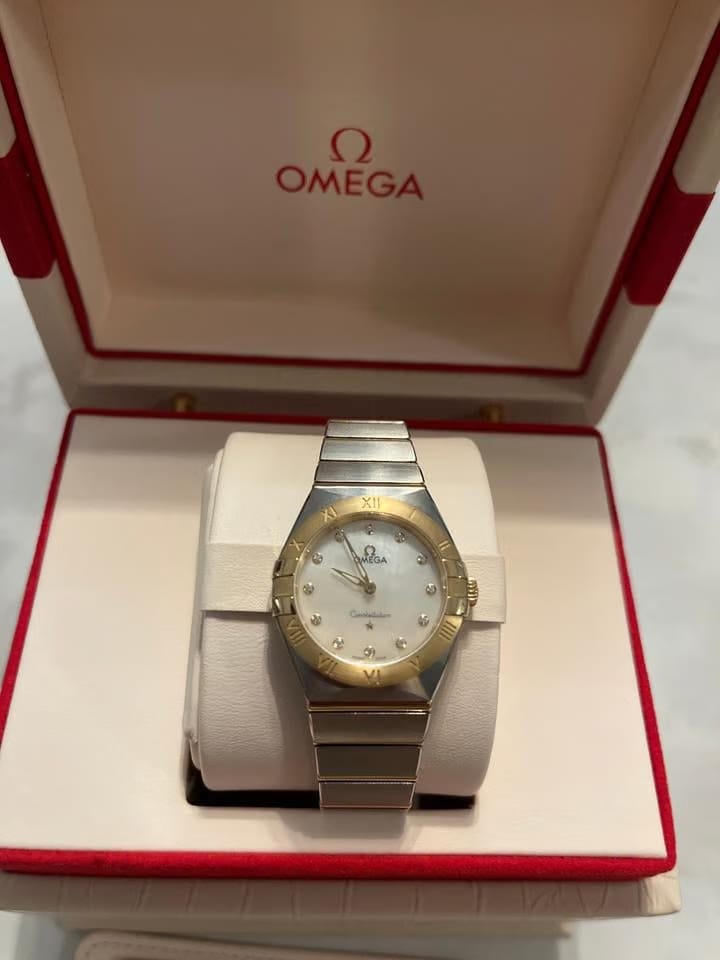 Omega Constellation Quartz Ubrukt Omega Constellation full set