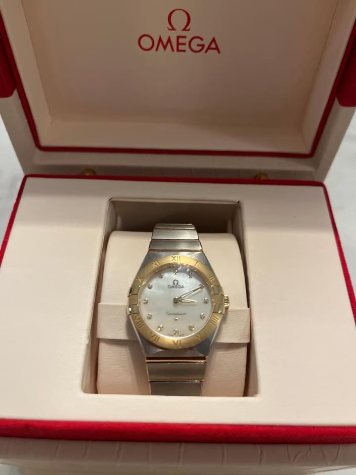 Omega Constellation Quartz Ubrukt Omega Constellation full set