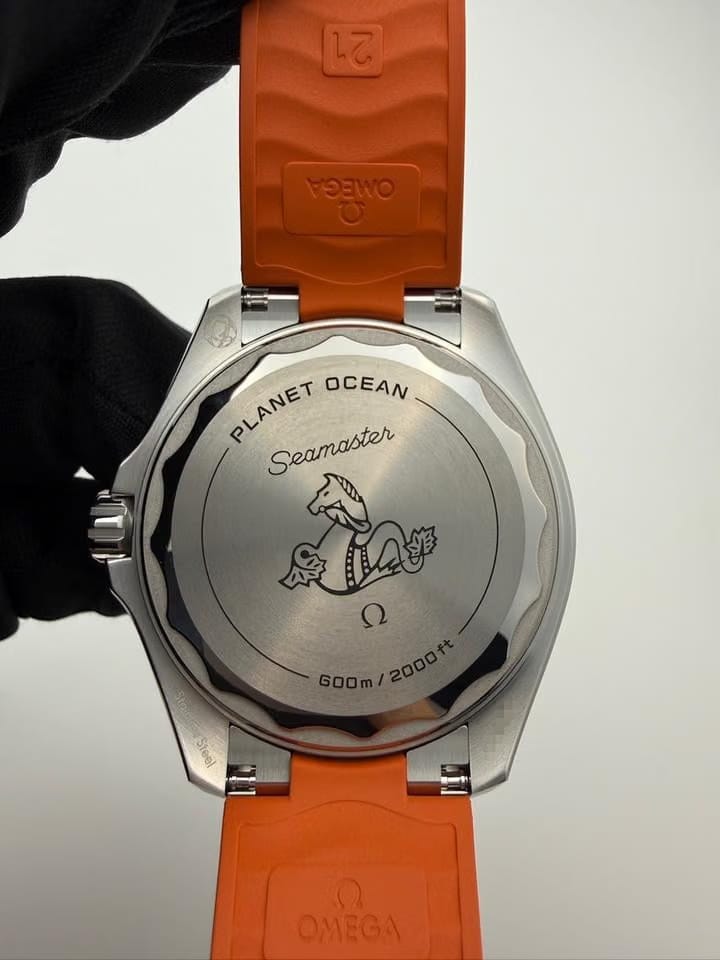 Omega Seamaster Planet Ocean600m Full set unworn 3/2026 Orange rubber