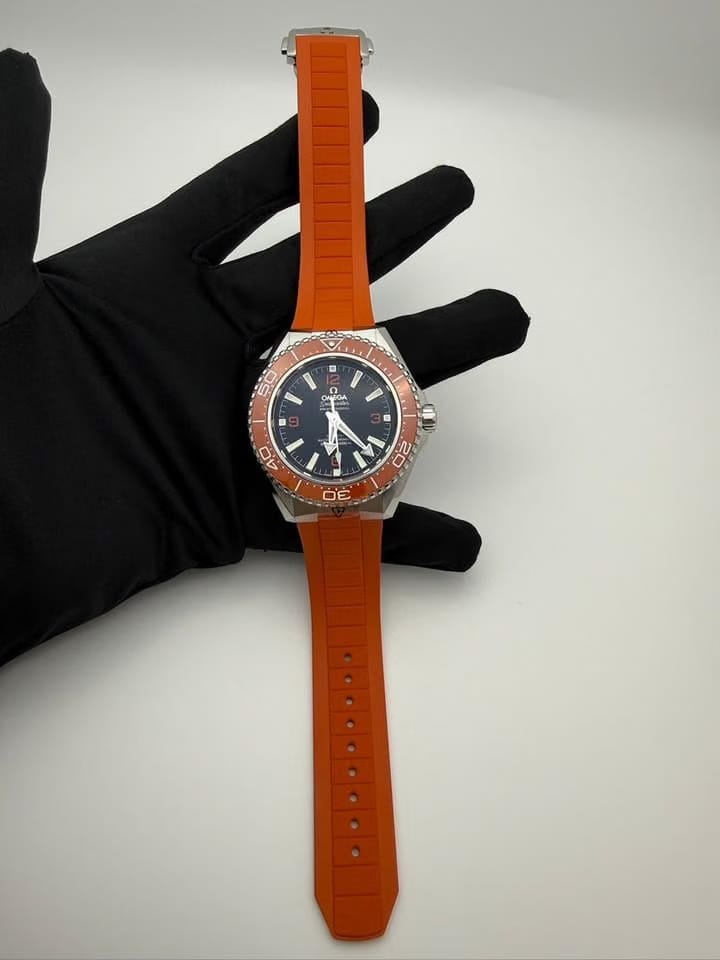 Omega Seamaster Planet Ocean600m Full set unworn 3/2026 Orange rubber