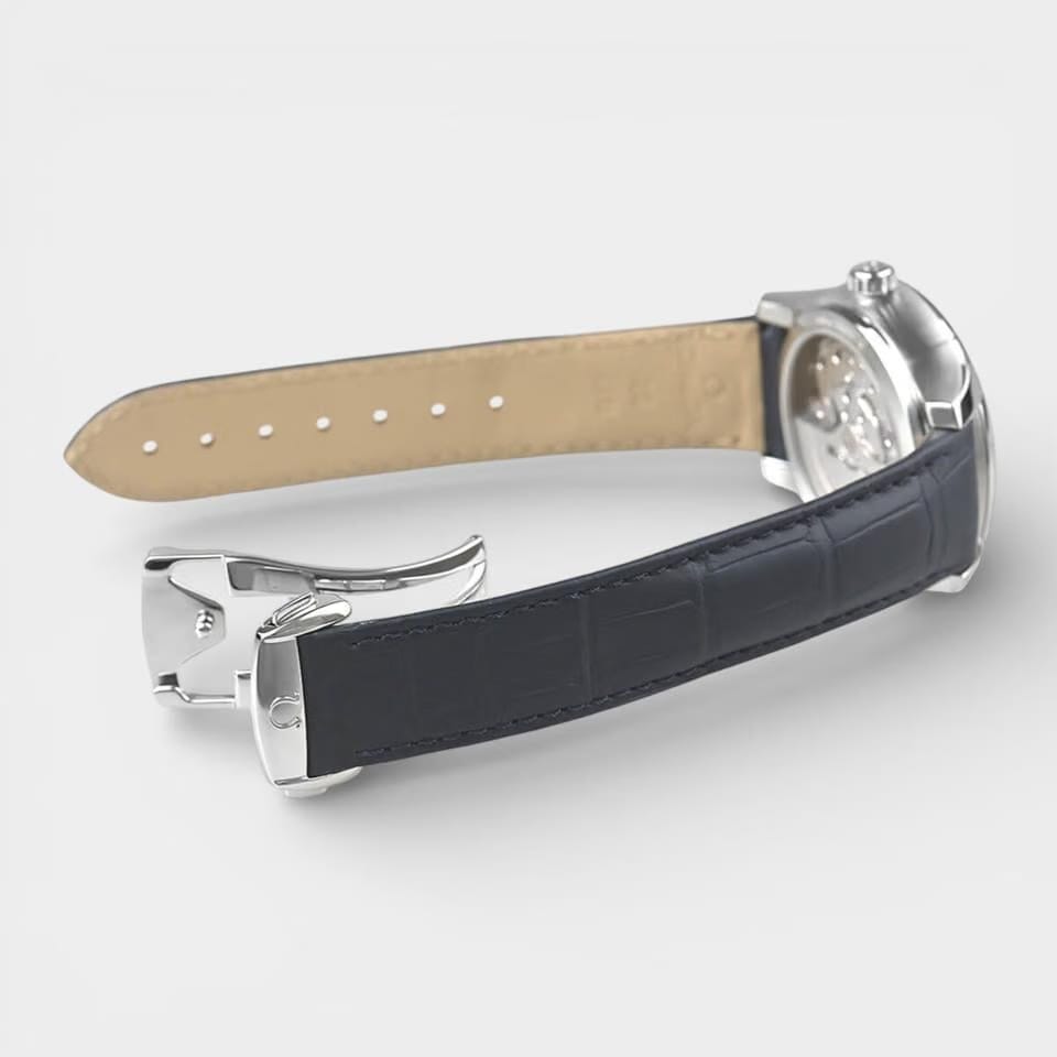 Omega De Ville Hour Vision Steel / 41 mm / Box&Papers / 433.13.41.22.03.001