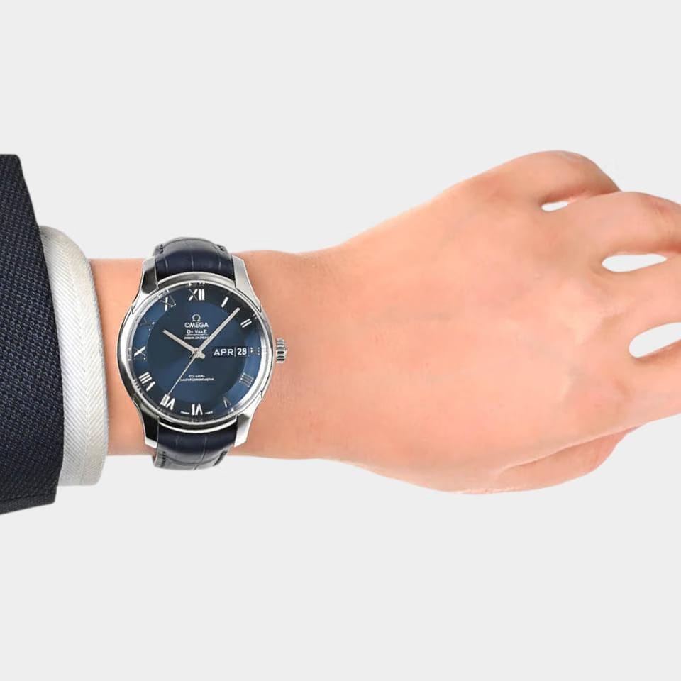 Omega De Ville Hour Vision Steel / 41 mm / Box&Papers / 433.13.41.22.03.001