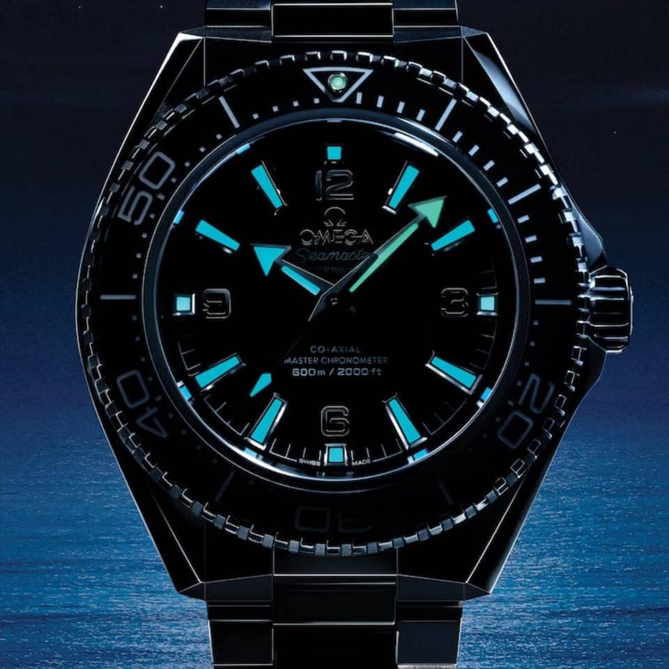 Omega Seamaster Planet Ocean600m Blk dial 42mm 217.32.42.21.01.001 Rubber strap