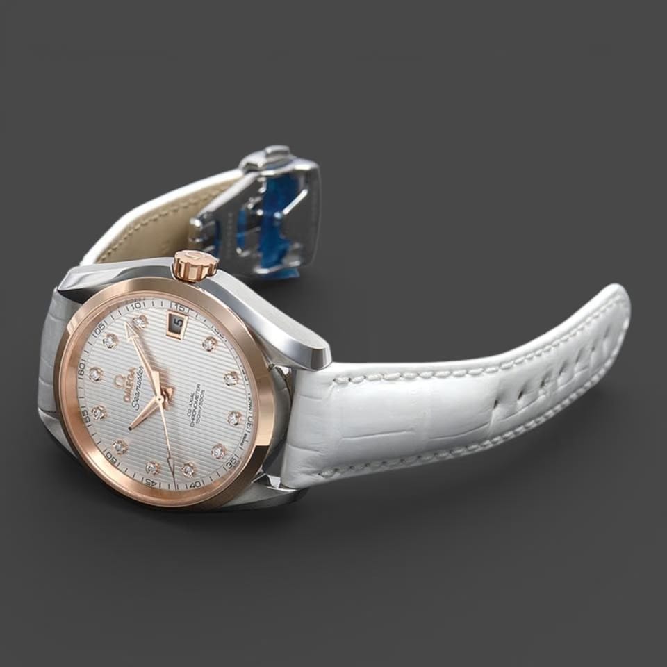 Omega Seamaster Aqua Terra Diamonds / Steel&Red gold / 38.5 mm / 231.23.39.21.52.001