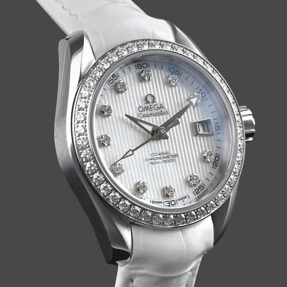 Omega Seamaster Aqua Terra Diamond / Steel / 30 mm Box&Papers 231.18.30.20.55.001