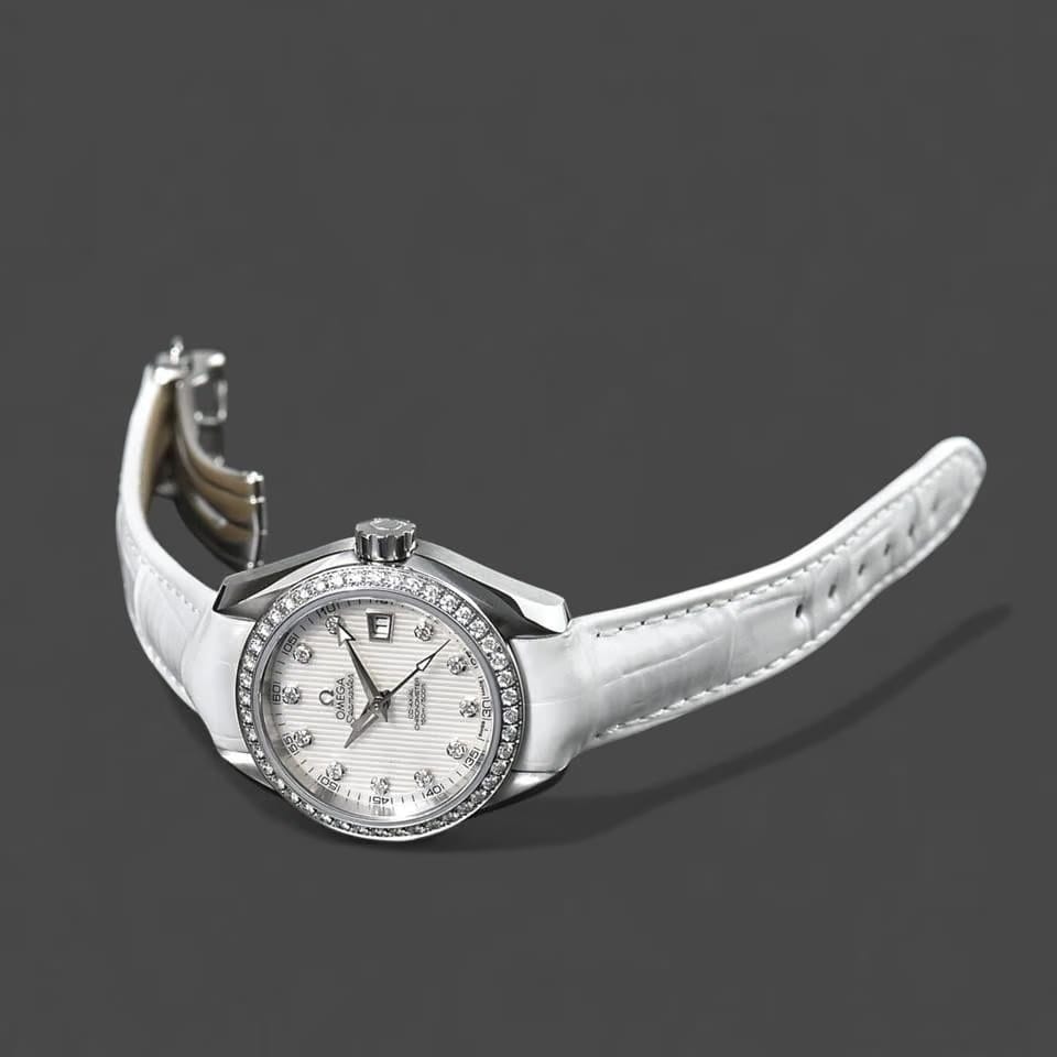 Omega Seamaster Aqua Terra Diamond / Steel / 30 mm Box&Papers 231.18.30.20.55.001