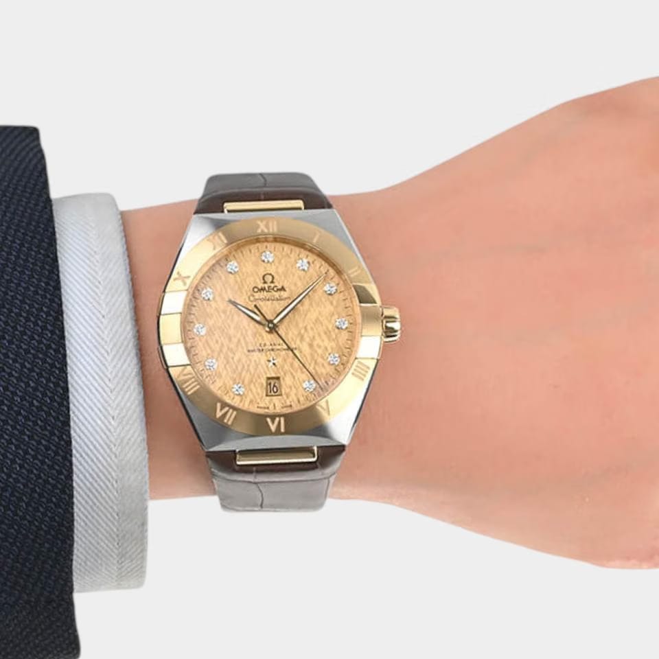 Omega Constellation Master Chronometer Steel&Yellow Gold / 39 mm / Box&Papers / 131.23.39.20.58.001