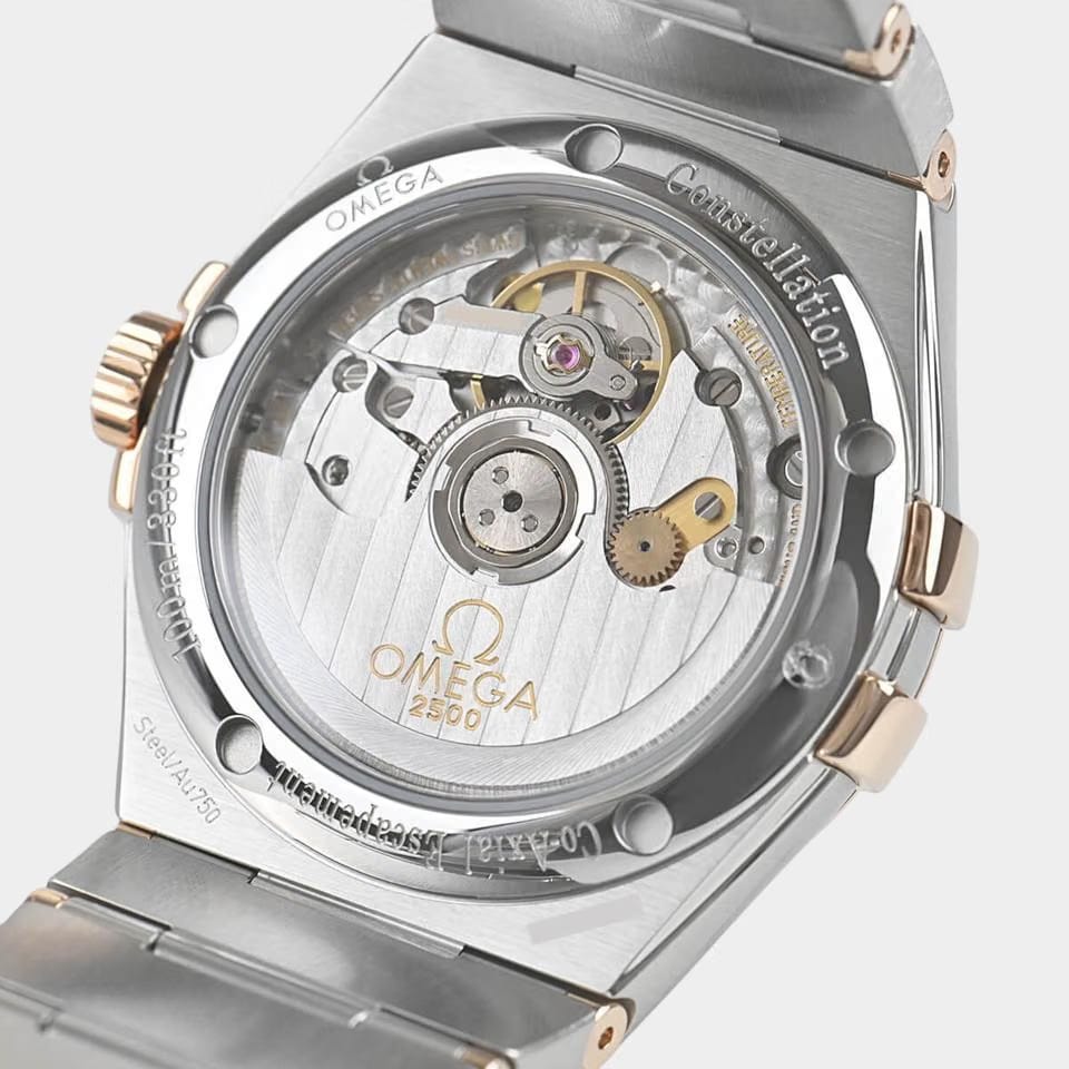 Omega Constellation Ladies Co-Axial Chronometer / Diamonds / Steel&Red gold / 35 mm / 123.25.35.20.52.001