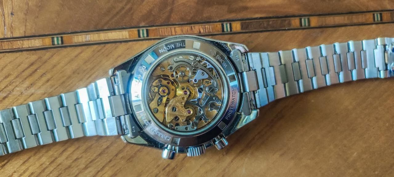 Omega Speedmaster Apollo XI Cal.863 Display back