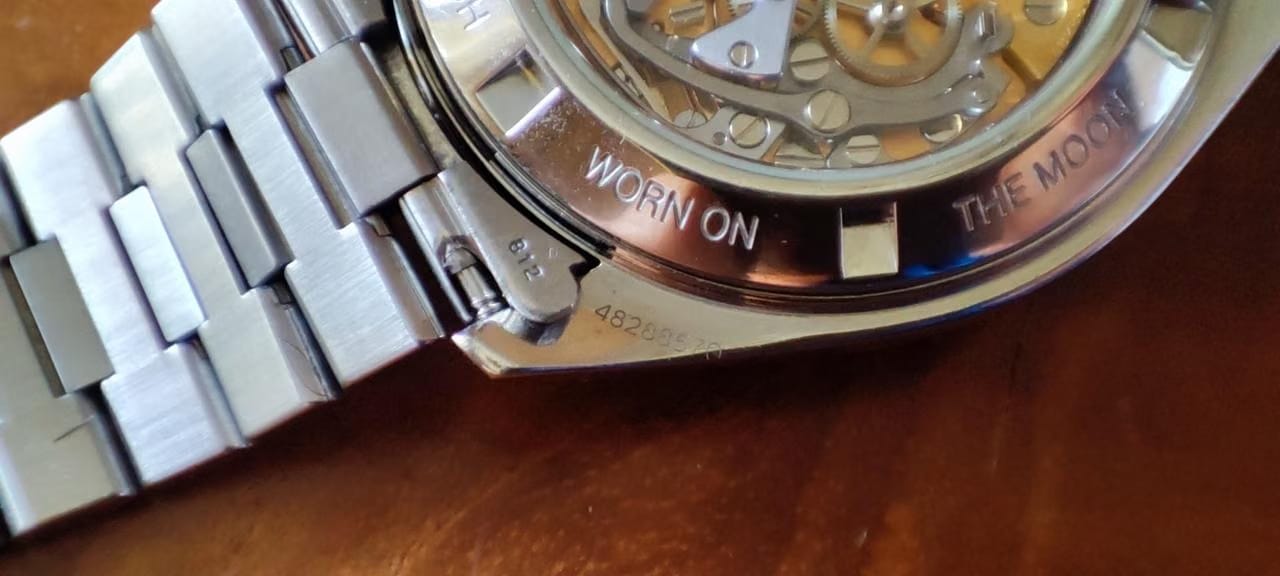 Omega Speedmaster Apollo XI Cal.863 Display back