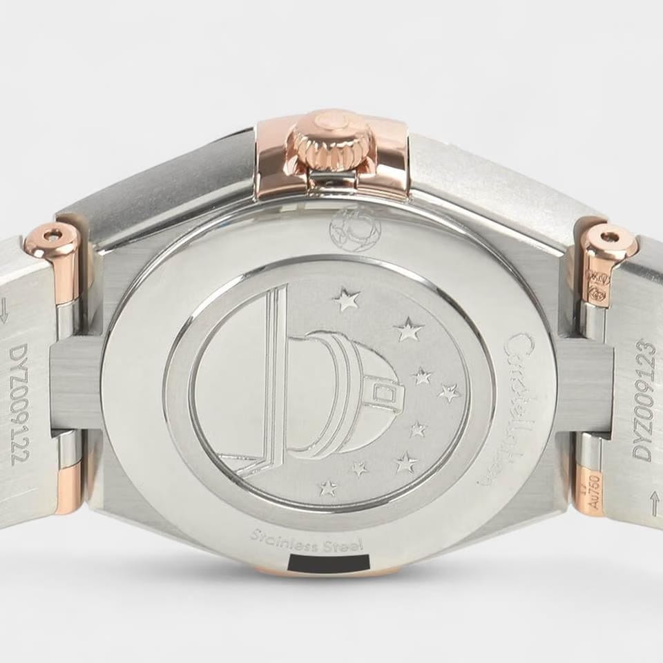 Omega Constellation Quartz Manhattan / Steel&Rose gold / 25 mm / Papers / 131.25.25.60.52.001