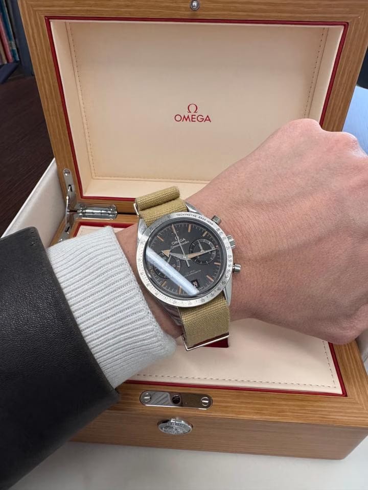Omega Speedmaster '57 Chronograph Full Set , Like New One Owner