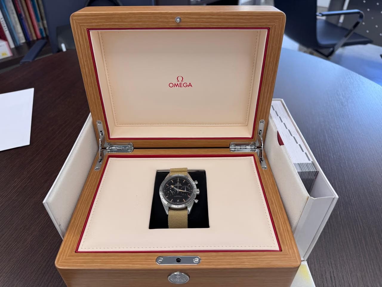 Omega Speedmaster '57 Chronograph Full Set , Like New One Owner