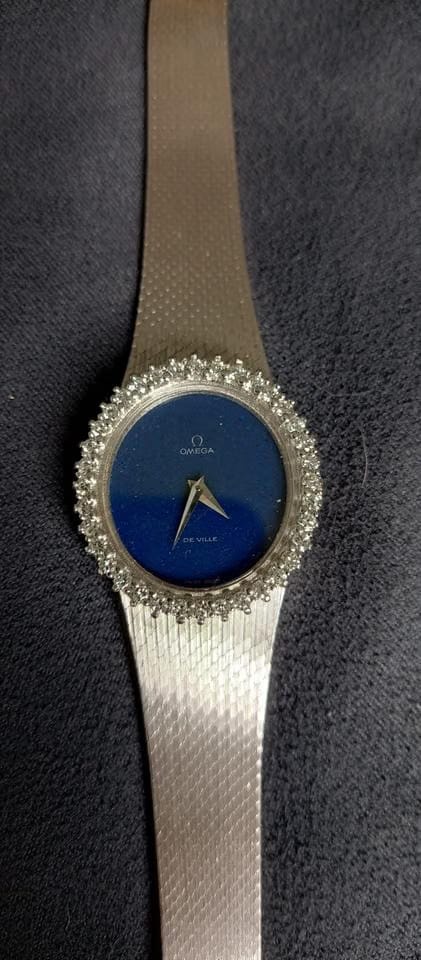 Omega De Ville18 K. Lapis Lazuli 'Spider dial' ref. 511.833