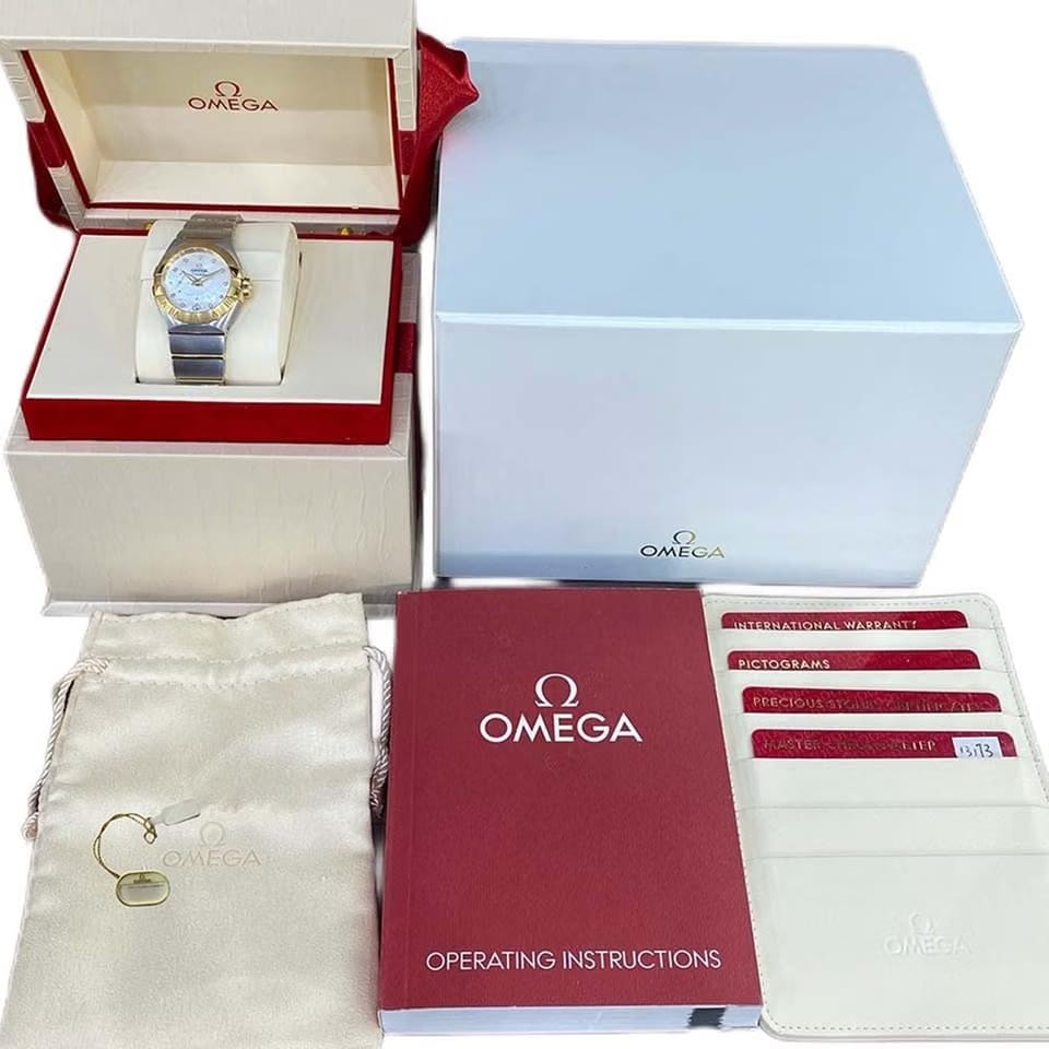 Omega Constellation Petite Seconde Stainless Steel Yellow Gold 127.20.27.20.55.002