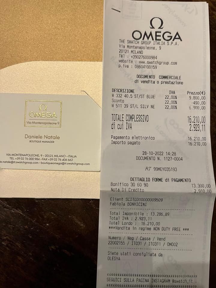 Omega Classic CK 859 anno 2022 full set