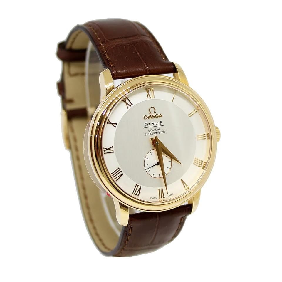 Omega De Ville Prestige Rose Gold Ref. 4614.30.02 Full Set NOS
