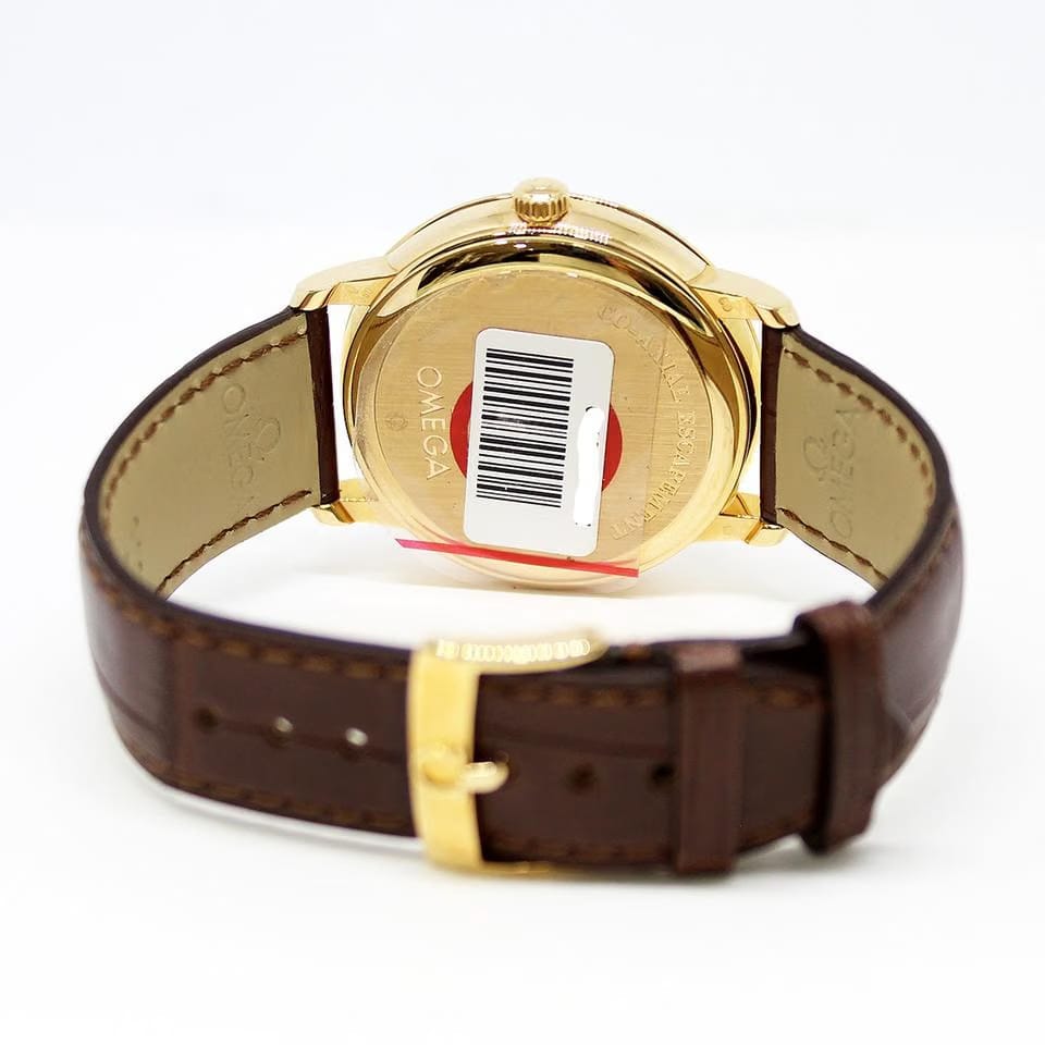 Omega De Ville Prestige Rose Gold Ref. 4614.30.02 Full Set NOS