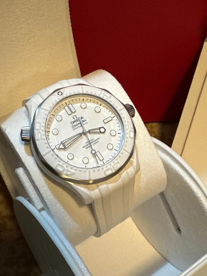 Omega Seamaster Diver 300 MMilano Cortina 2026 White