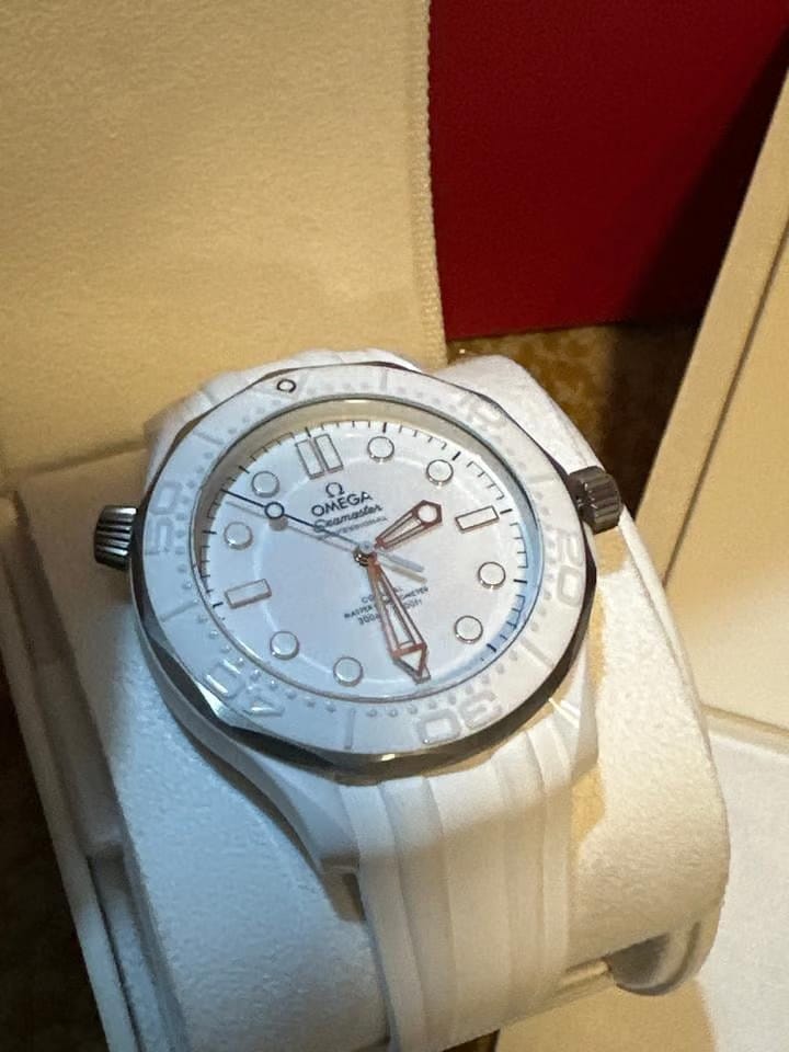 Omega Seamaster Diver 300 MMilano Cortina 2026 White
