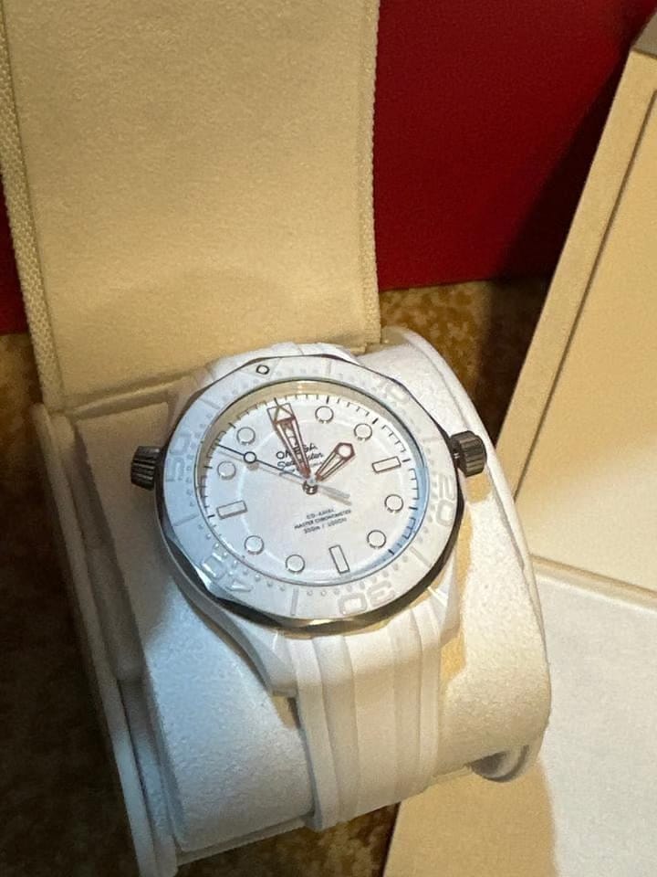 Omega Seamaster Diver 300 MMilano Cortina 2026 White