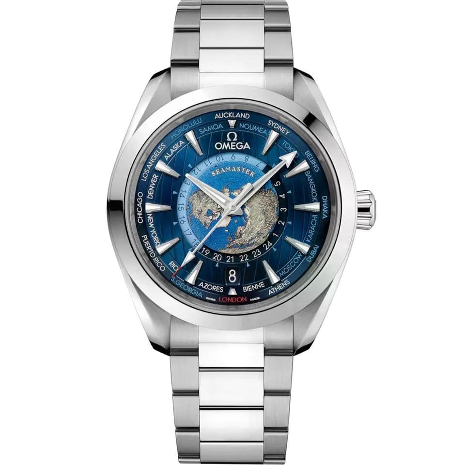 Omega Seamaster Aqua Terra Worldtimer New Unworn April 2026 Full Set