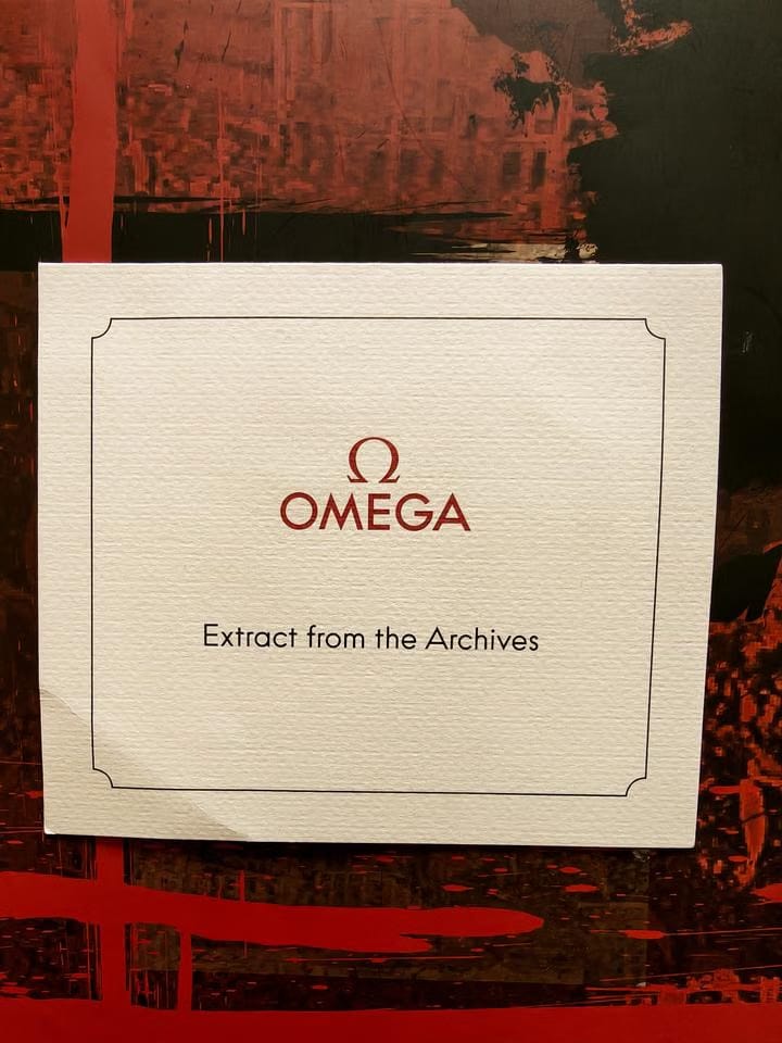 Omega Seamaster Railmaster CK2914 with Extracts from Archive