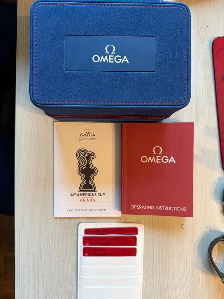 Omega Seamaster Planet Ocean600m America's Cup Limited FULL SET OMEGA SEAMASTER PLANET OCEAN 600m EDITION 1571/2021