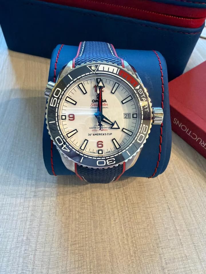 Omega Seamaster Planet Ocean600m America's Cup Limited FULL SET OMEGA SEAMASTER PLANET OCEAN 600m EDITION 1571/2021