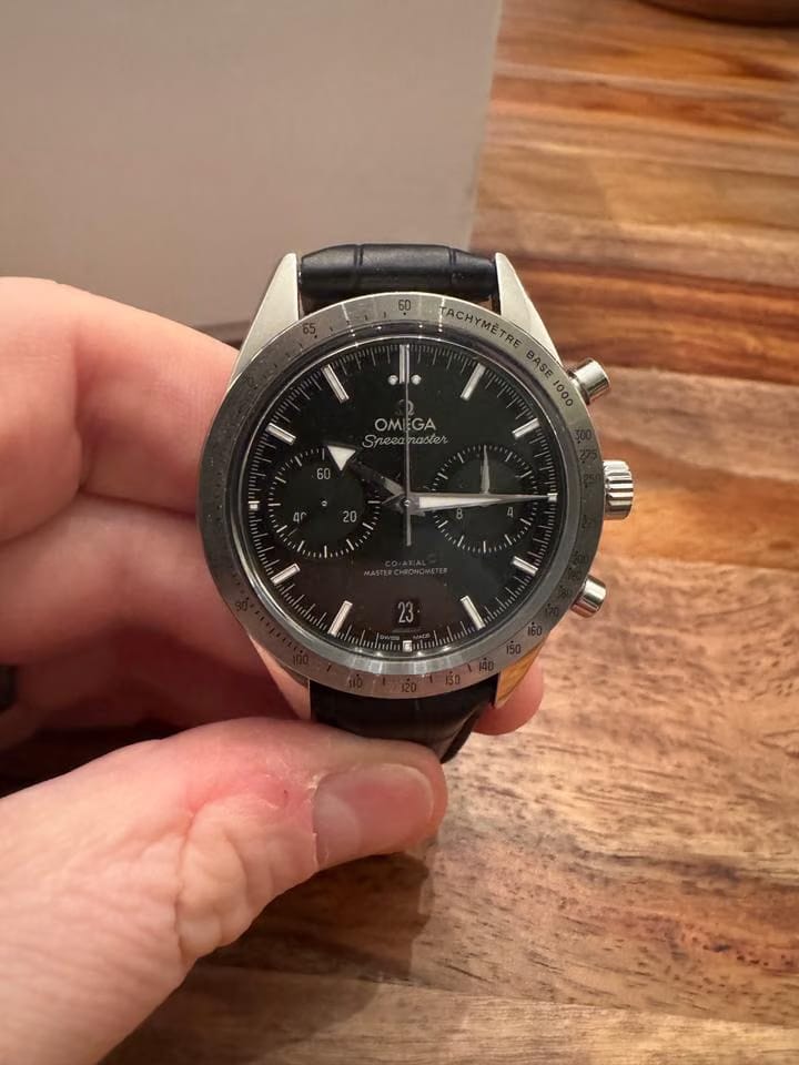 Omega Speedmaster Full Set 2024 – Like New – Green Dial – Extra OEM Strap
