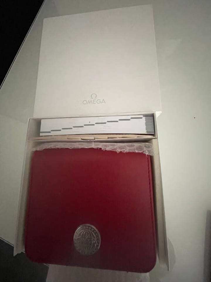 Omega Speedmaster Broad Arrow Legend Set complet , neuve , Schumacher setie limitée papiers